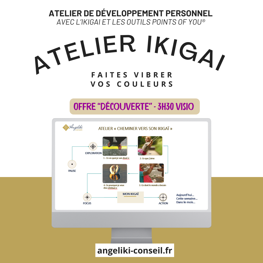 ATELIER EN LIGNE IKIGAI ET POINTS OF YOU